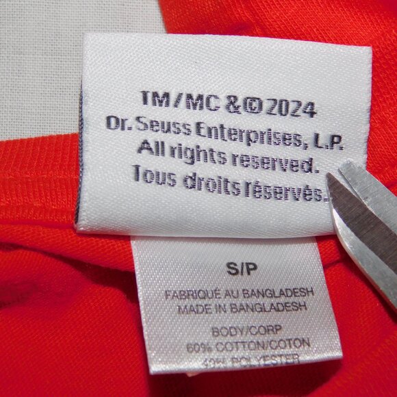 Dr Seuss How the Grinch Stole Christmas Mens S Red I HATE CHRISTMAS T Shirt - Picture 6 of 9